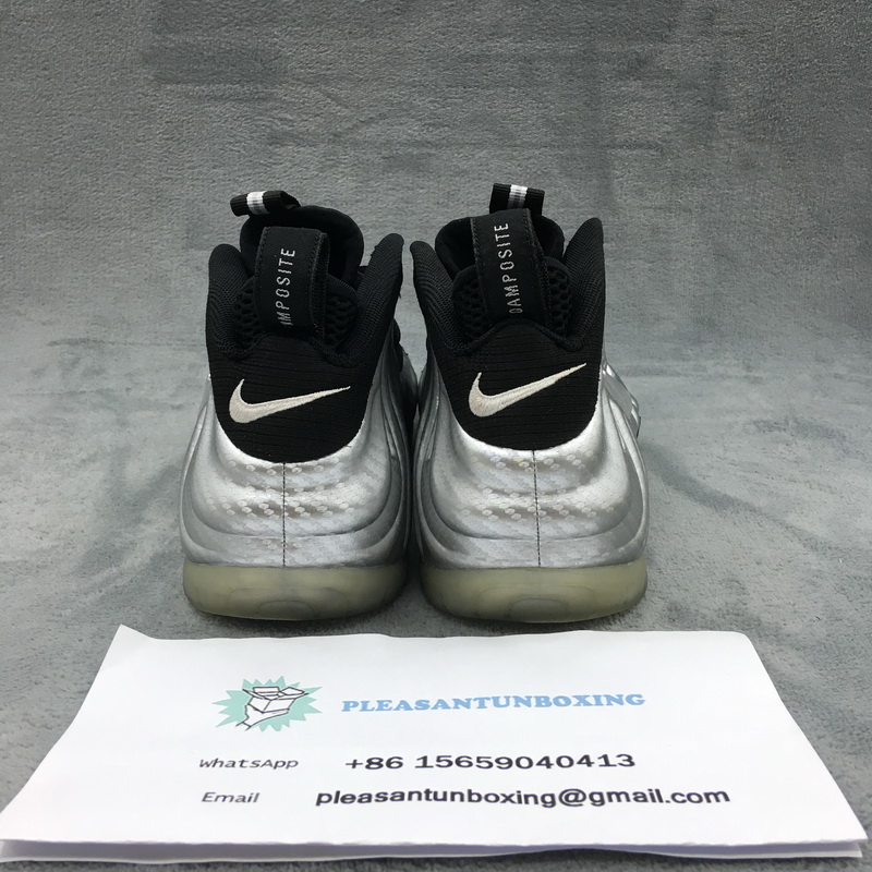 Authentic Nike Foamposite One Silver Surfer